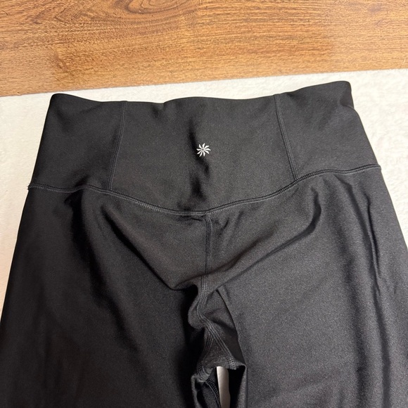 Athleta Elation Sheen Tight in Black size medium 7/8 - Picture 3 of 6